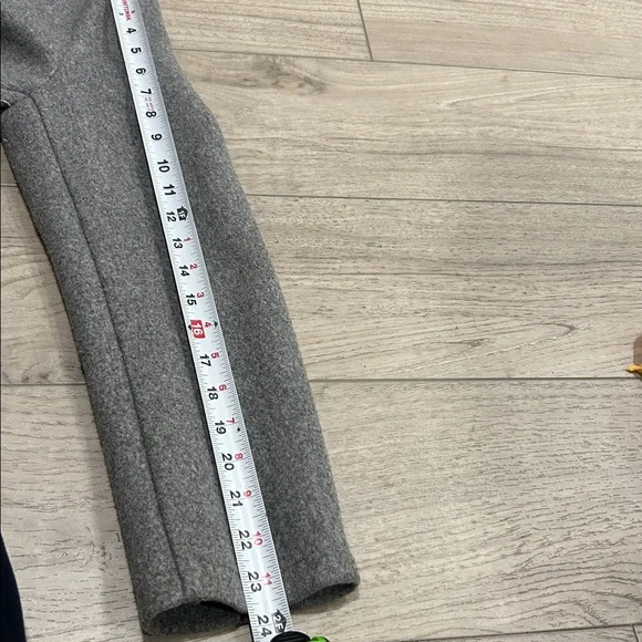 Topshop Longline Brushed One Button Blazer Coat With Wool in Gray Heather Sz 8 - Picture 11 of 11